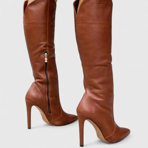 Women's Ankle Boots with Side Zip and Cushioned Insole