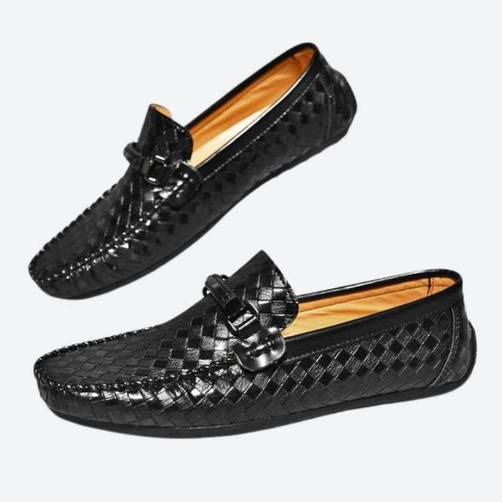 Otto - Men's Casual Leather Shoes with Polished Finish - photo 2