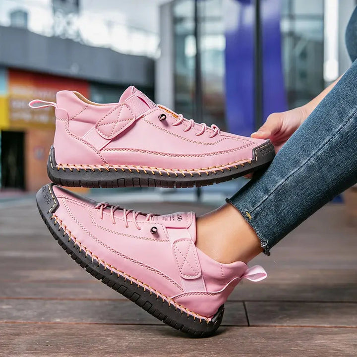Women's Casual Lace-Up Comfort Walking Sneakers