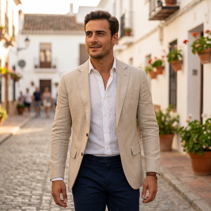 Pánské sako v elegantně ležérním stylu