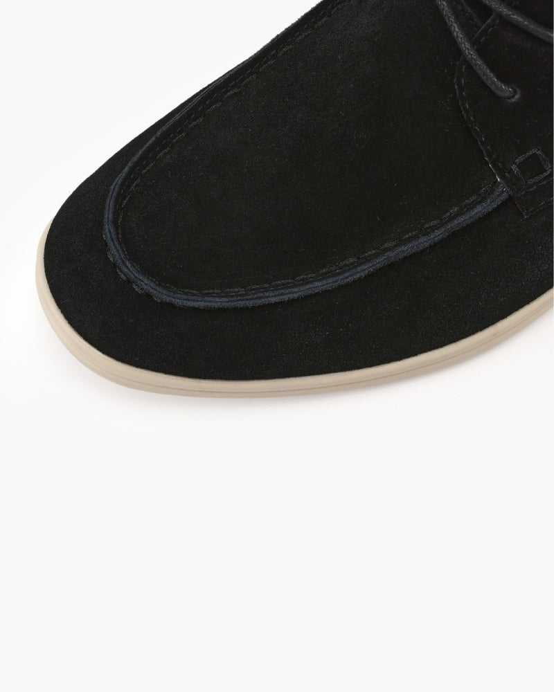 Men's Premium Suede Lace-Up Shoes with a Brushed Finish - photo 13