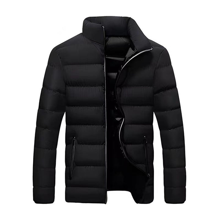 Reinhold - Men's Lined Puffer Jacket with a High Collar – view 6