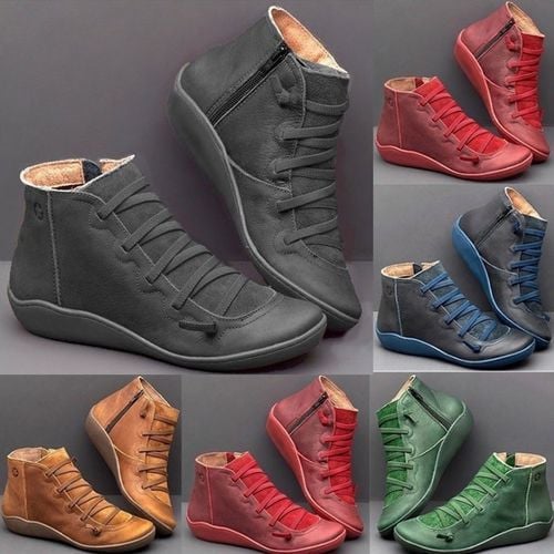 Rita - Women's Orthopedic Leather Shoes with Wedge Sole - photo 16