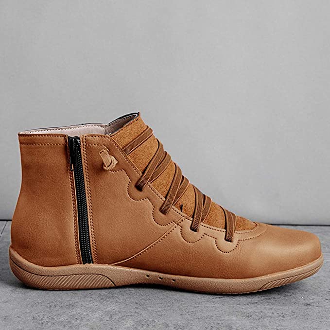 Rita - Women's Orthopedic Leather Shoes with Wedge Sole - photo 7