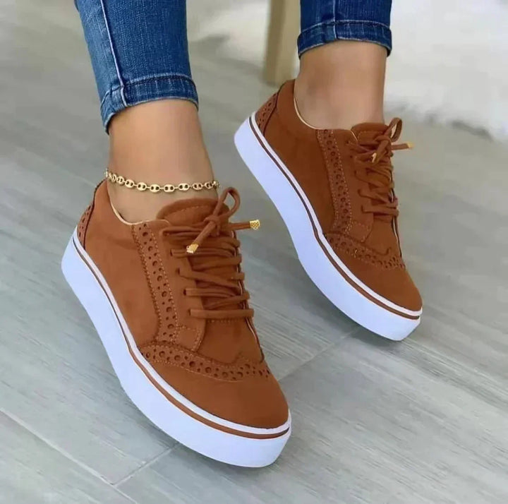 Rita - Women's Orthopedic Leather Sneakers for Everyday Wear - photo 1
