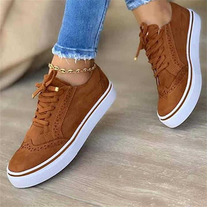 Rita - Women's Orthopedic Leather Sneakers for Everyday Wear - photo 2