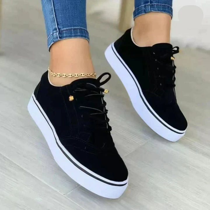 Rita - Women's Orthopedic Leather Sneakers for Everyday Wear - photo 4