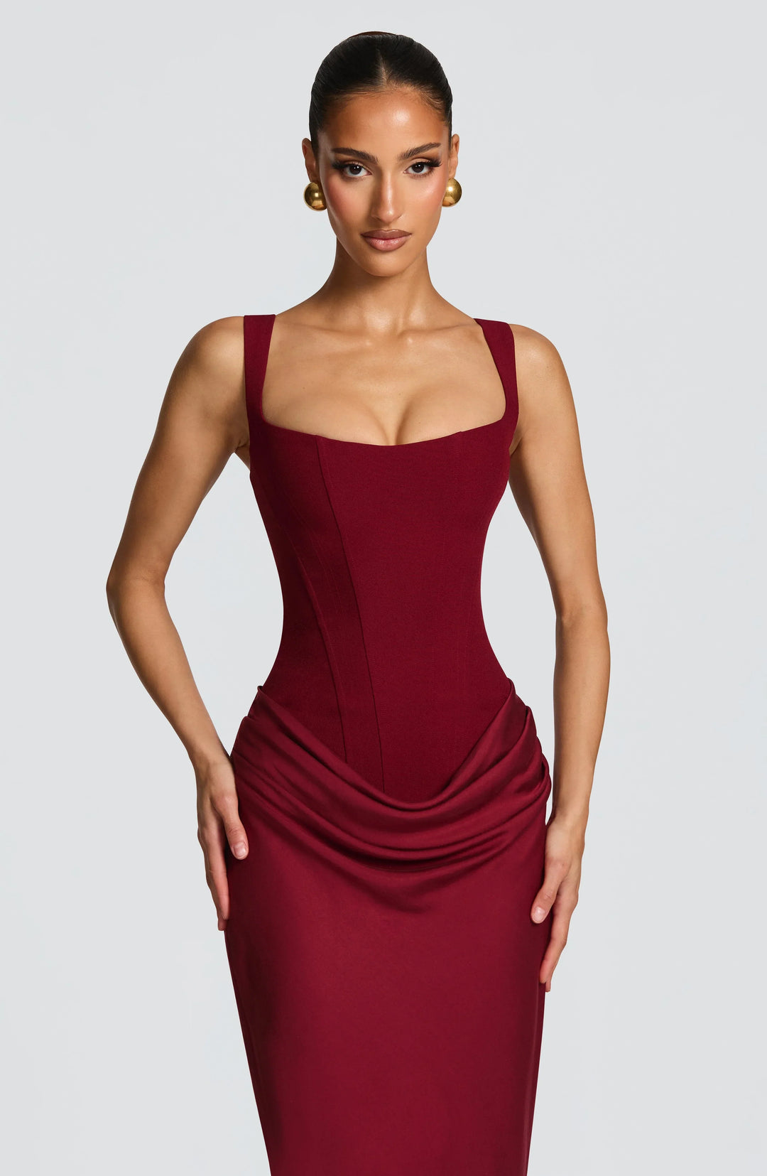 Long tight dress woman backless