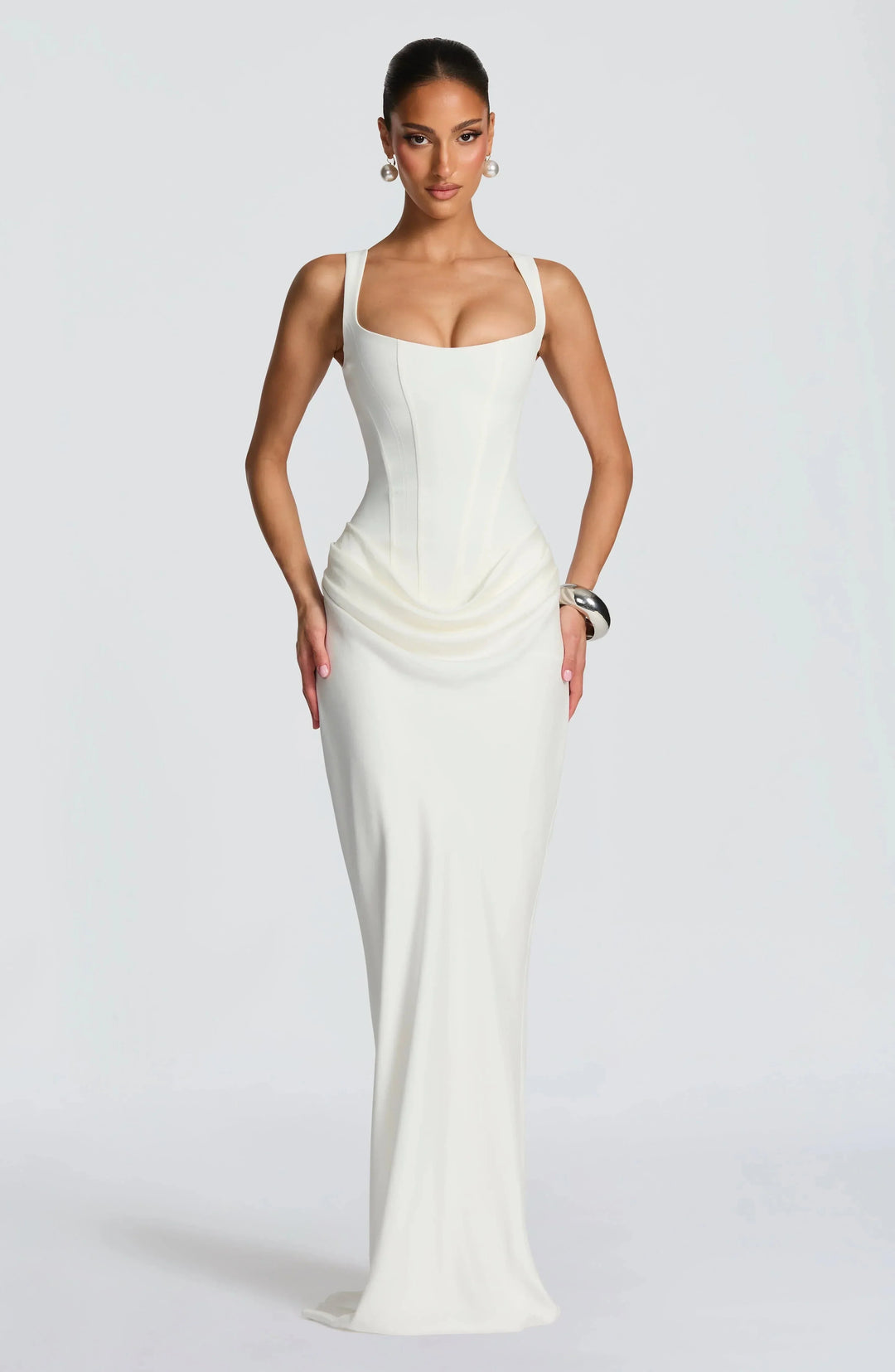 Long tight dress woman backless