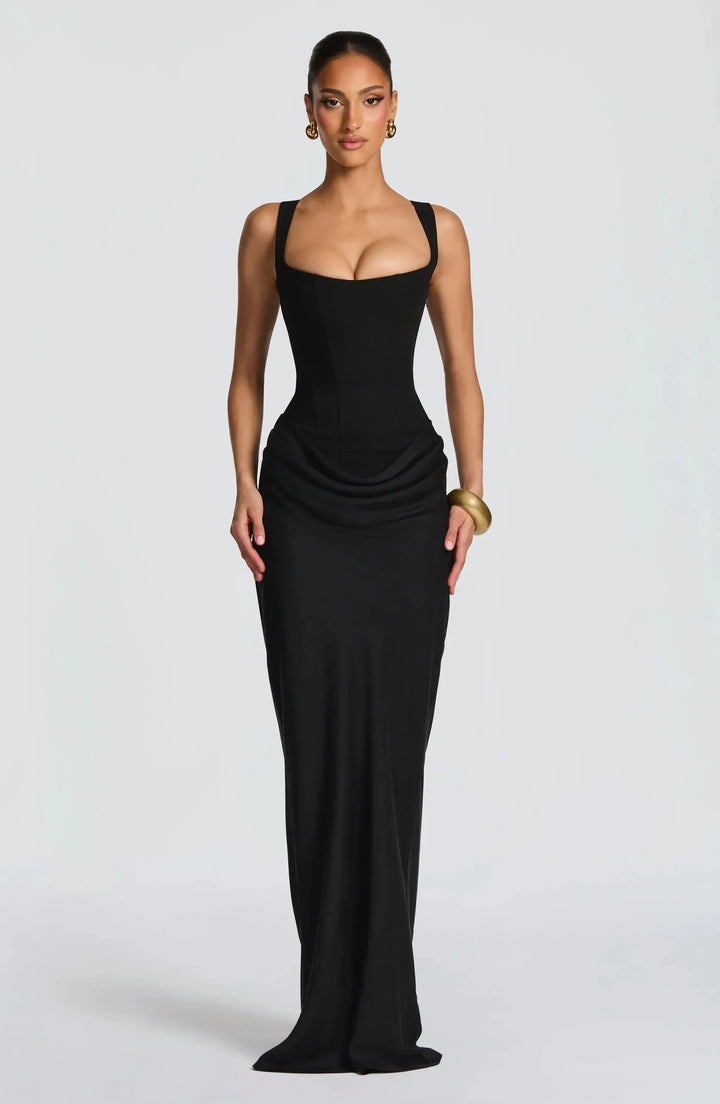 Long tight dress woman backless