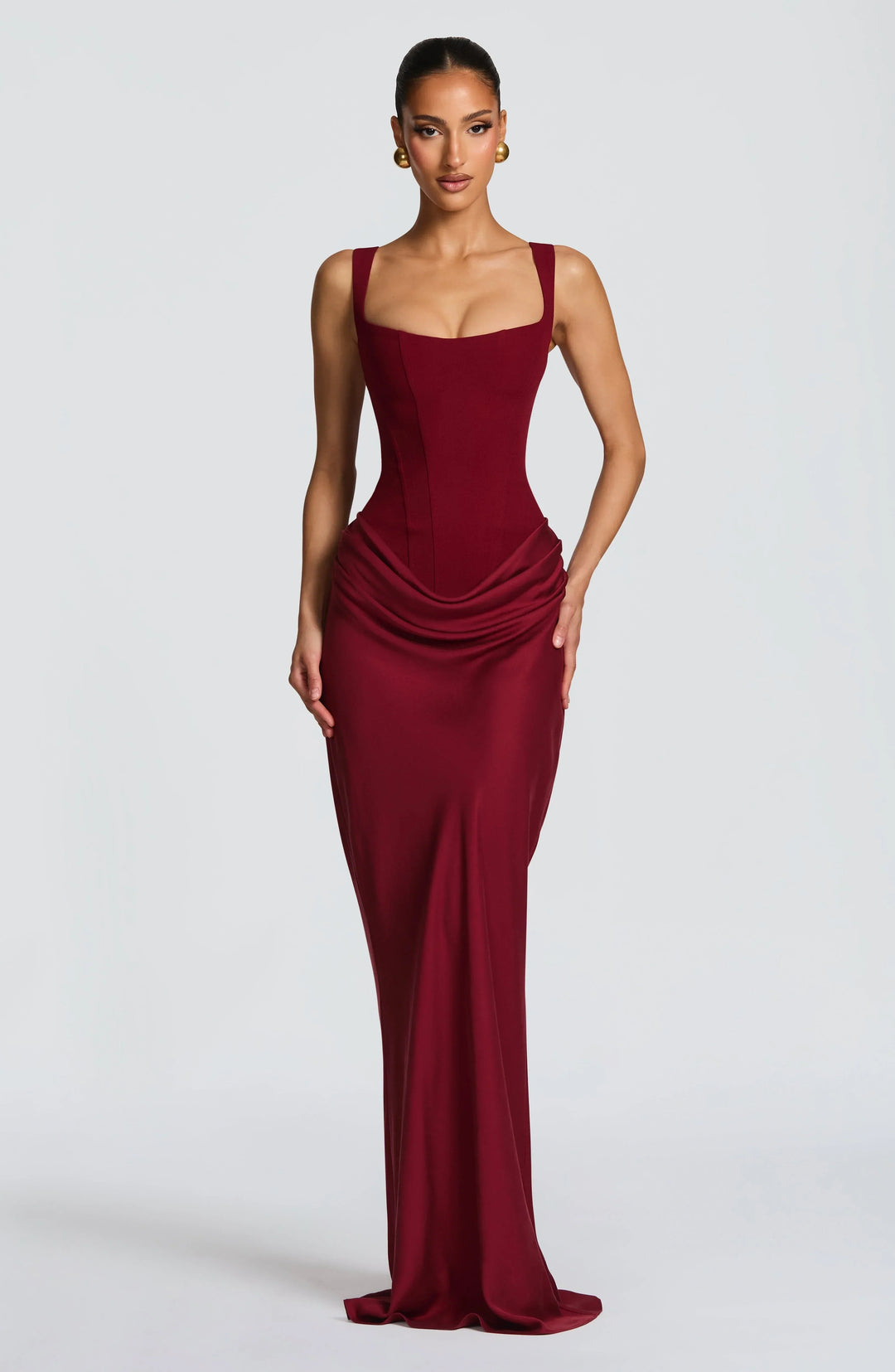 Long tight dress woman backless