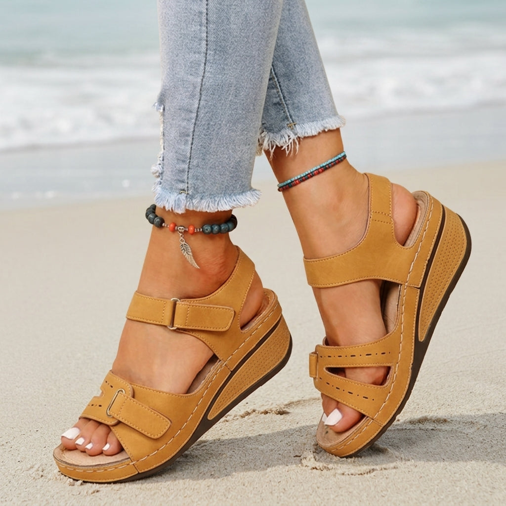 Rowan - Women's Adjustable Orthopedic Walking Sandals - photo 3