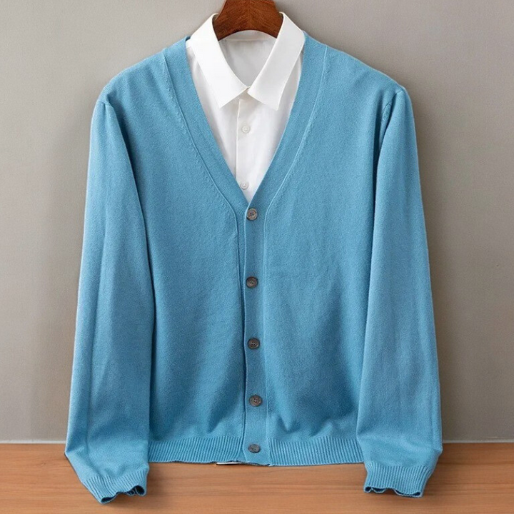Santorini Men's Cashmere Cardigan