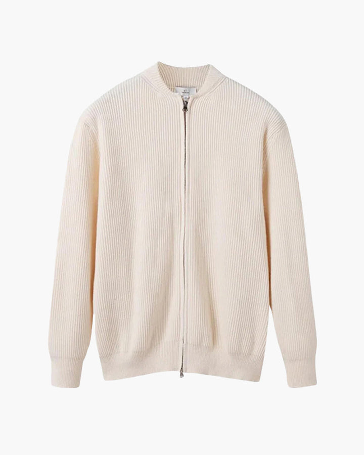 Men's Soft Cotton Knitted Gilet - Nude