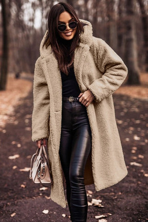 Sydney - Women's Faux Fur Hooded Winter Coat - photo 1