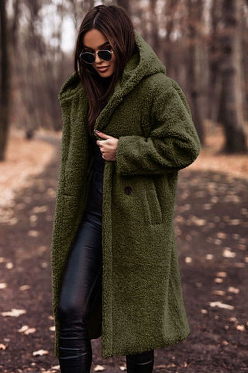 Sydney - Women's Faux Fur Hooded Winter Coat - photo 2