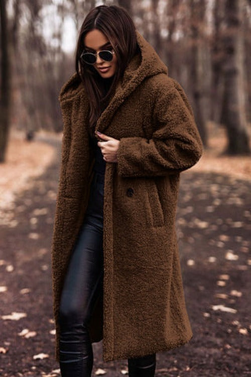 Sydney - Women's Faux Fur Hooded Winter Coat - photo 3