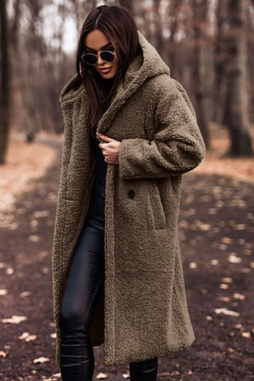 Sydney - Women's Faux Fur Hooded Winter Coat - photo 4