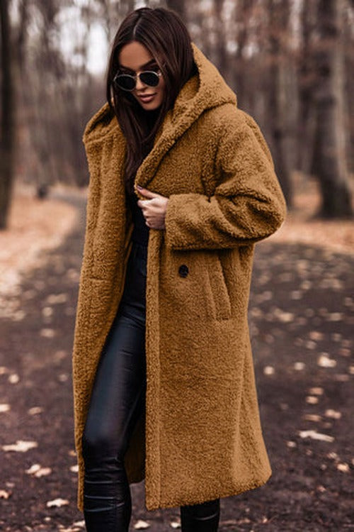 Sydney - Women's Faux Fur Hooded Winter Coat - photo 5