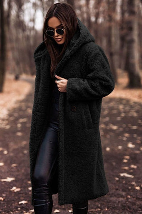 Sydney - Women's Faux Fur Hooded Winter Coat - photo 6