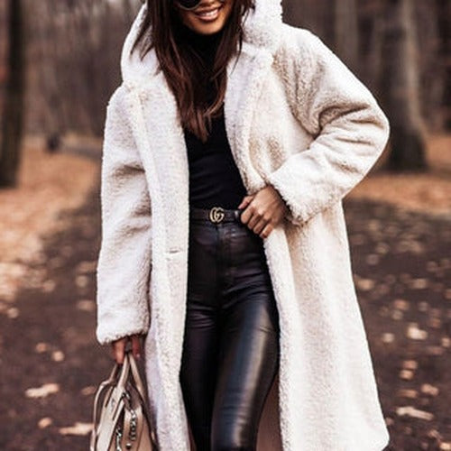 Sydney - Women's Faux Fur Hooded Winter Coat - photo 9