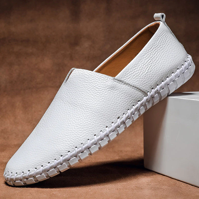 Toby - Men's Genuine Leather Loafers with Cushioned Insole - photo 12
