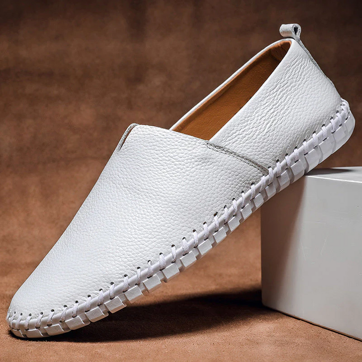 Toby - Men's Genuine Leather Loafers with Cushioned Insole - photo 12
