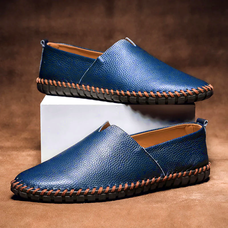 Toby - Men's Genuine Leather Loafers with Cushioned Insole - photo 2