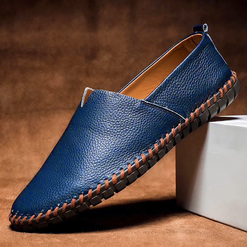 Toby - Men's Genuine Leather Loafers with Cushioned Insole - photo 3