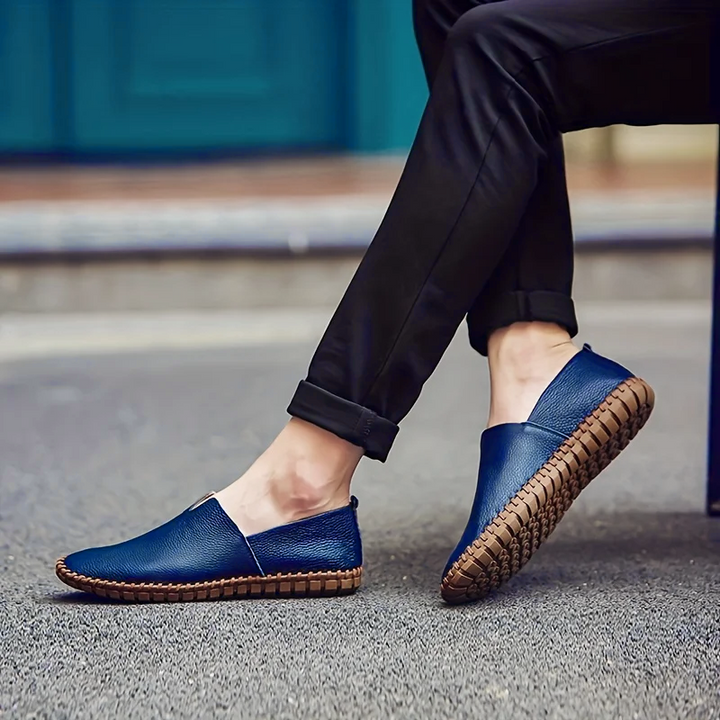 Toby - Men's Genuine Leather Loafers with Cushioned Insole - photo 5