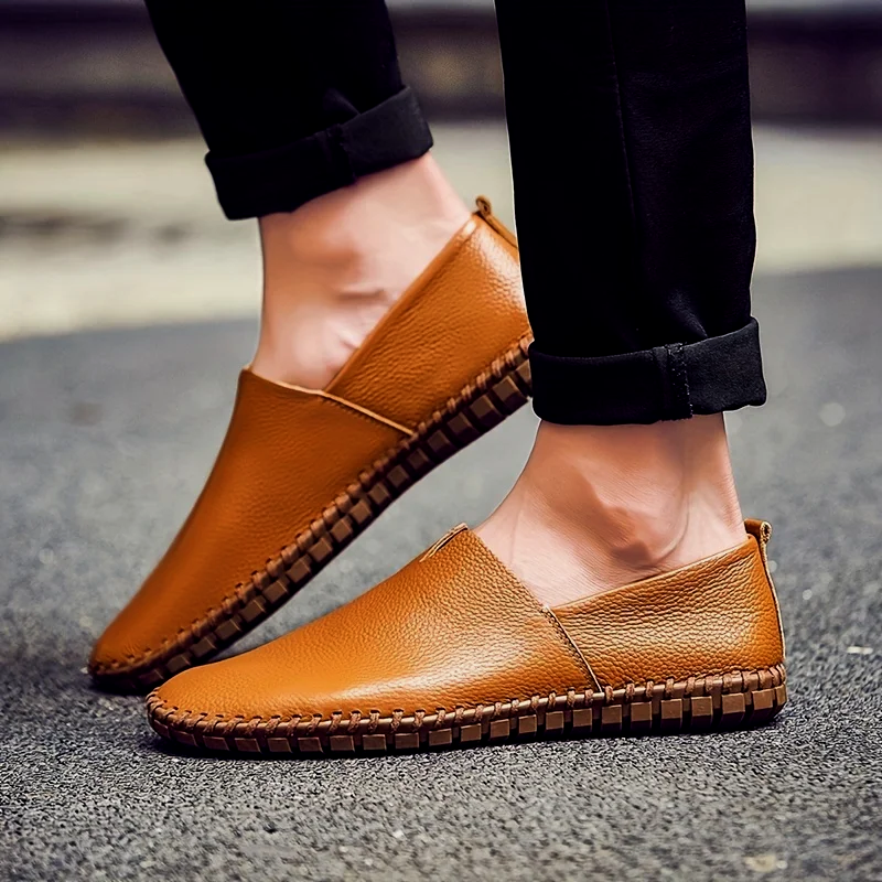 Toby - Men's Genuine Leather Loafers with Cushioned Insole - photo 8