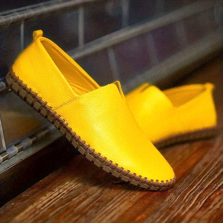Toby - Men's Genuine Leather Loafers with Cushioned Insole - photo 9