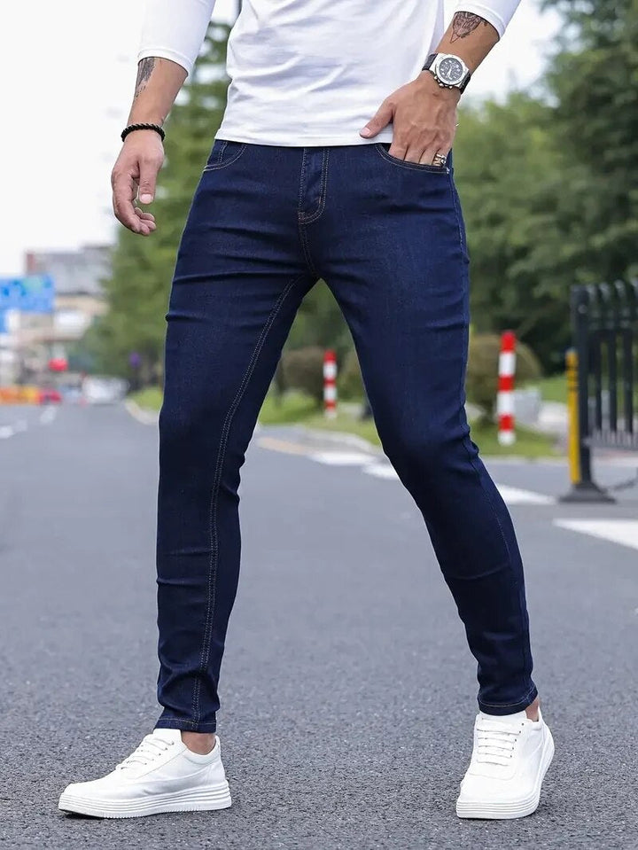 Pánské strečové jogger kalhoty se zúženým střihem