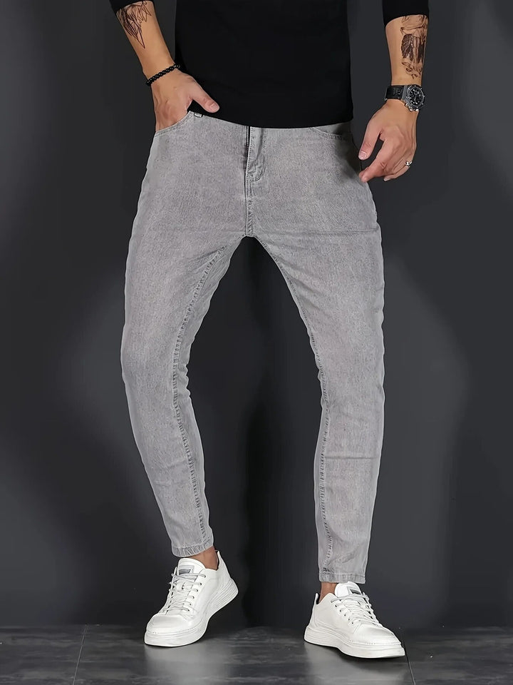 Pánské strečové jogger kalhoty se zúženým střihem