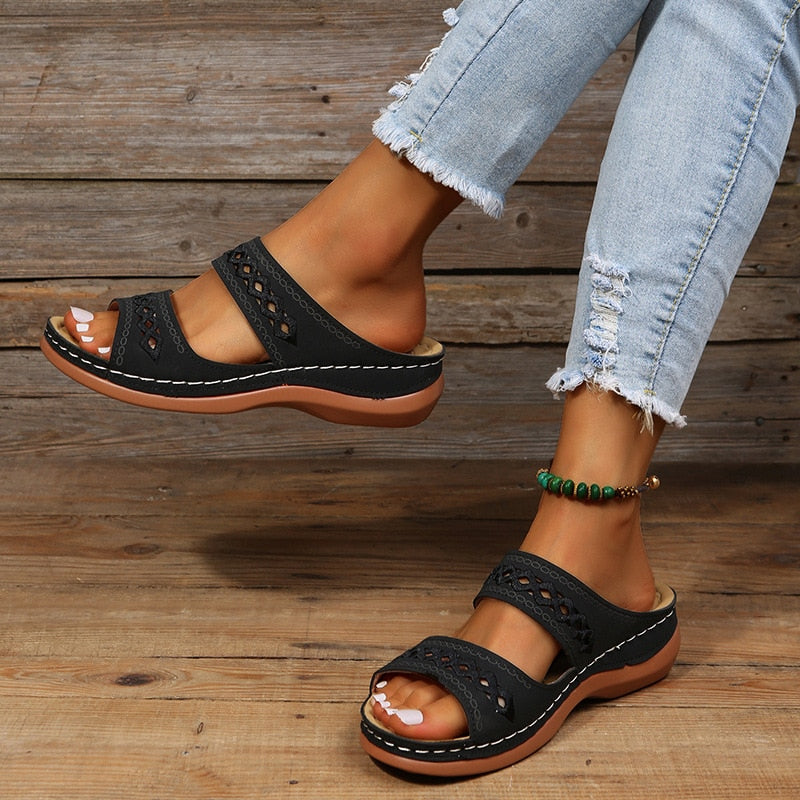 Valentina - Women's Orthopedic Sandals with Three Arch Support - photo 1