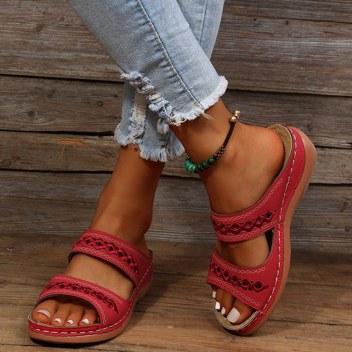 Valentina - Women's Orthopedic Sandals with Three Arch Support - photo 2