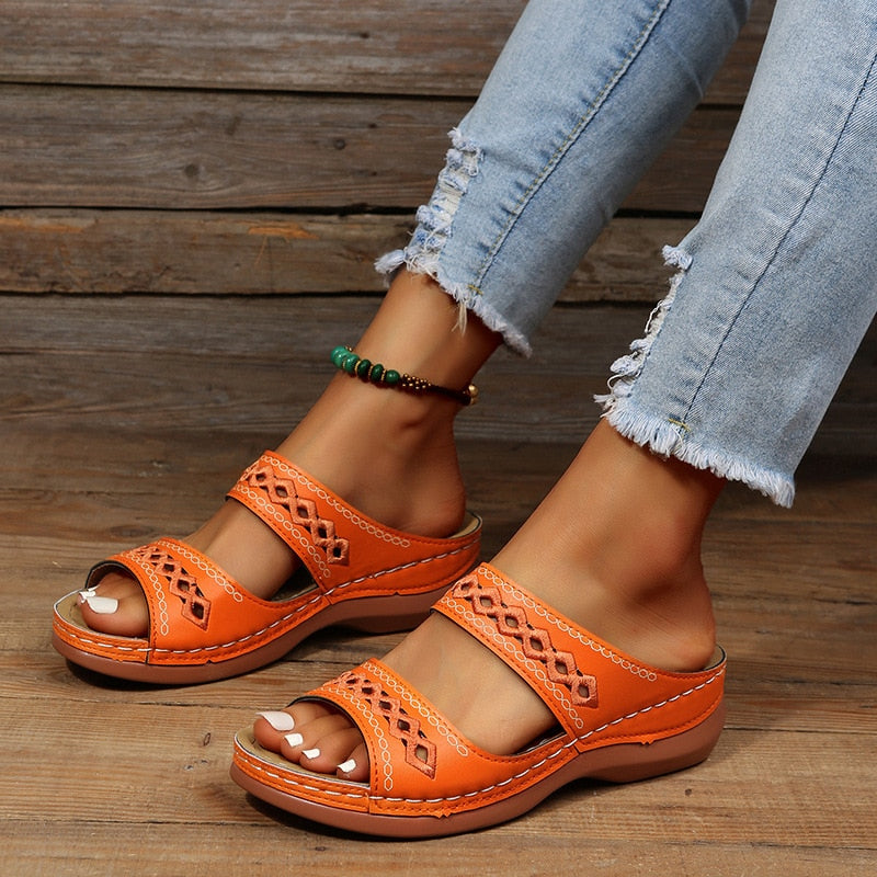 Valentina - Women's Orthopedic Sandals with Three Arch Support - photo 6