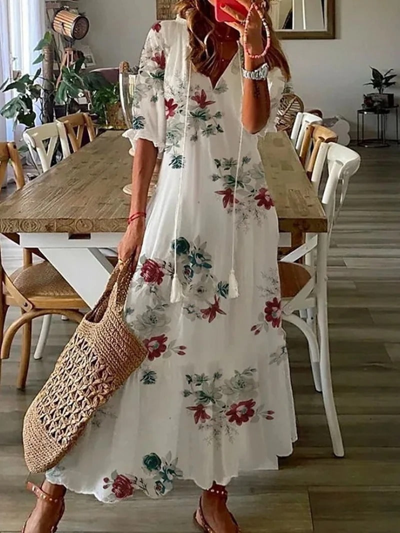 Women’s Short Sleeve Dress | Maxi