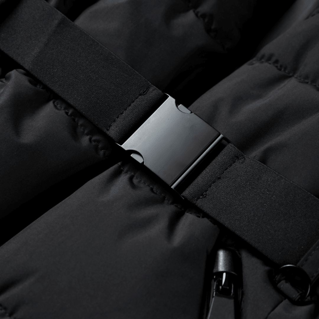 Women's Belted Hooded Puffer Jacket - photo 4