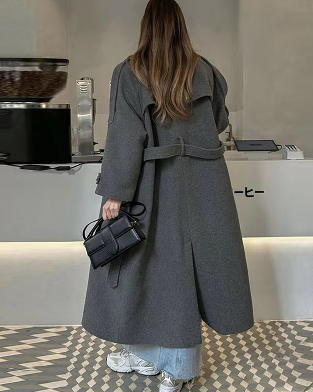 Women's Belted Pocket Coat - photo 4