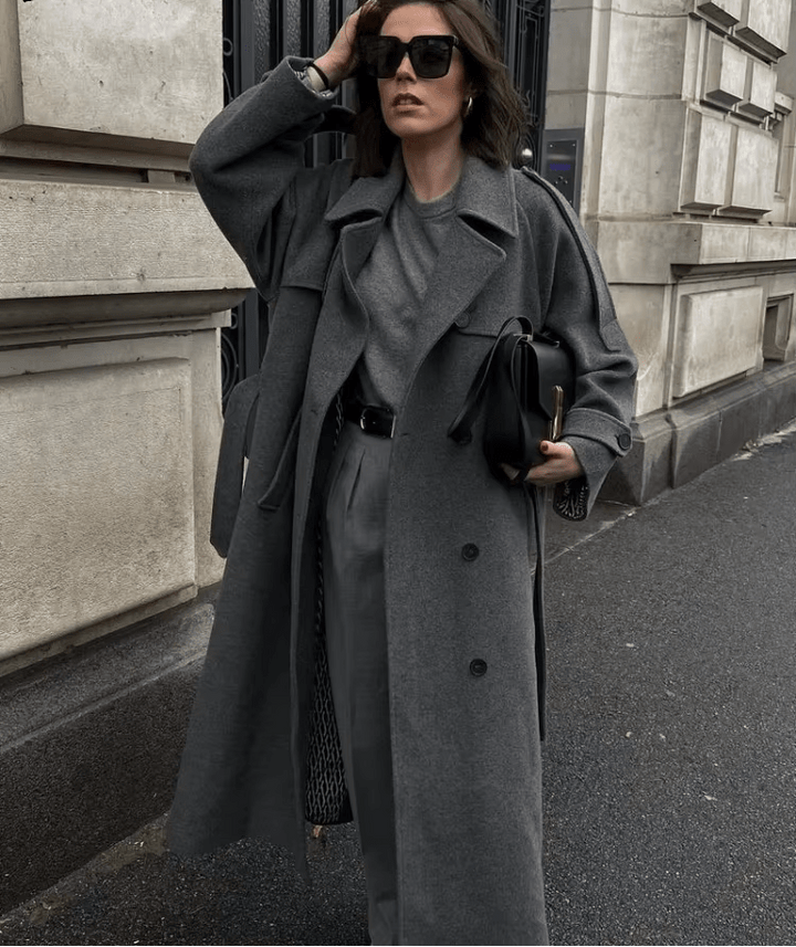 Women's Belted Pocket Coat - photo 5