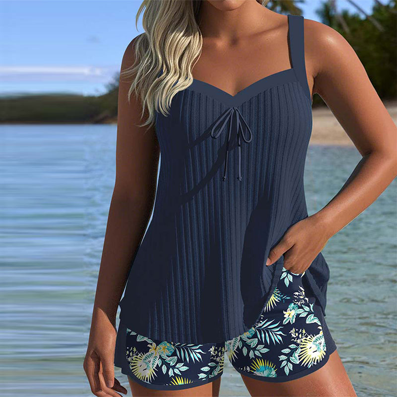 Women's Boho Print Adjustable Tankini - photo 1