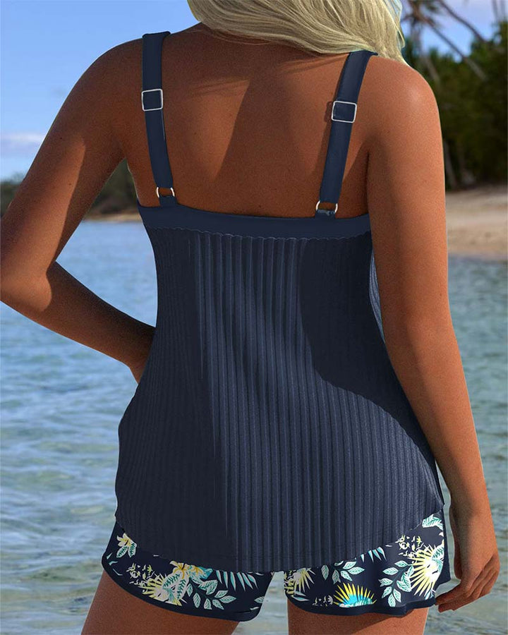 Women's Boho Print Adjustable Tankini - photo 4
