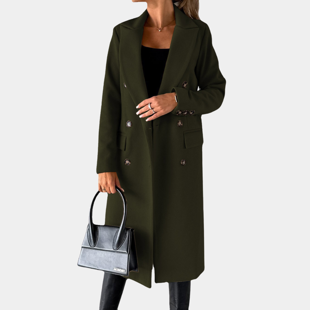 Women's Button-Front Hooded Jacket with Long Sleeves - photo 3