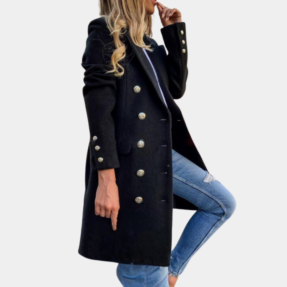 Women's Button-Front Trench Coat - photo 1