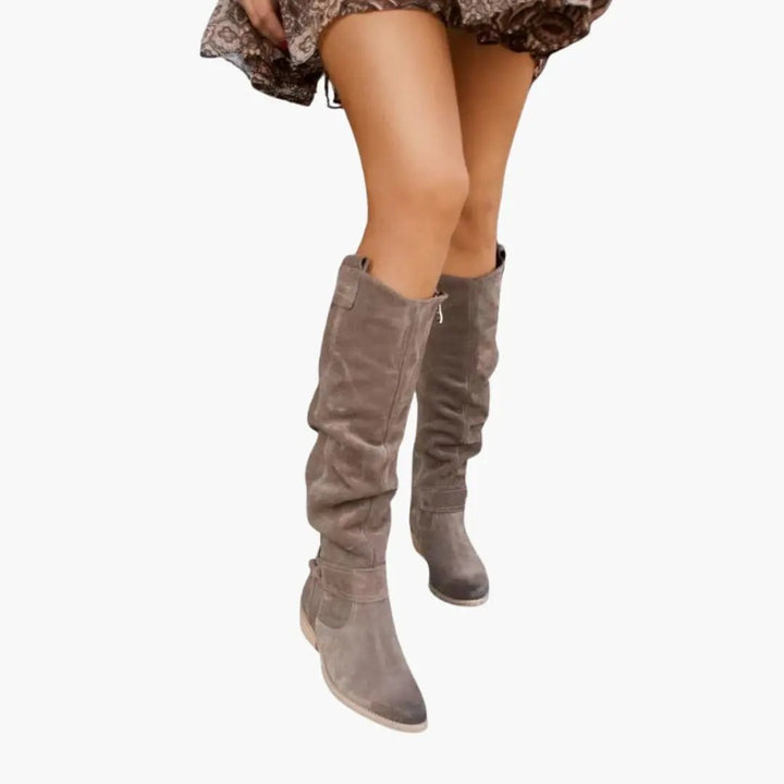 Women's Casual Knee High Slouch Boots - photo 10