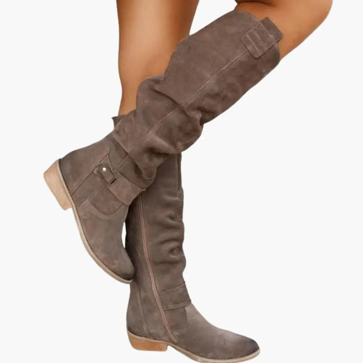 Women's Casual Knee High Slouch Boots - photo 5