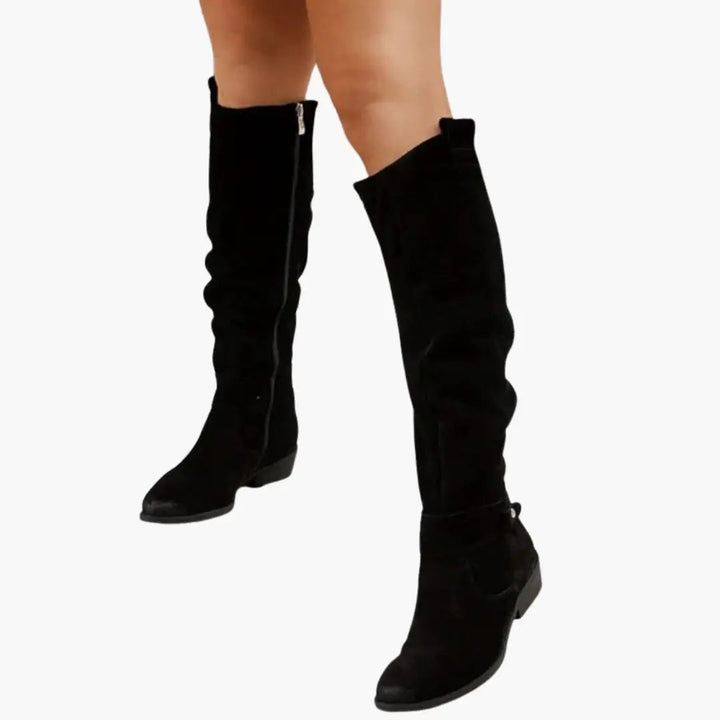 Women's Casual Knee High Slouch Boots - photo 7