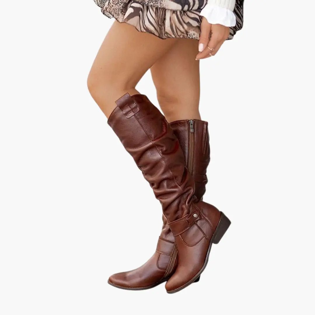 Women's Casual Knee High Slouch Boots - photo 9