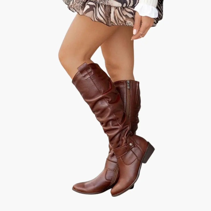 Women's Casual Knee High Slouch Boots - photo 9